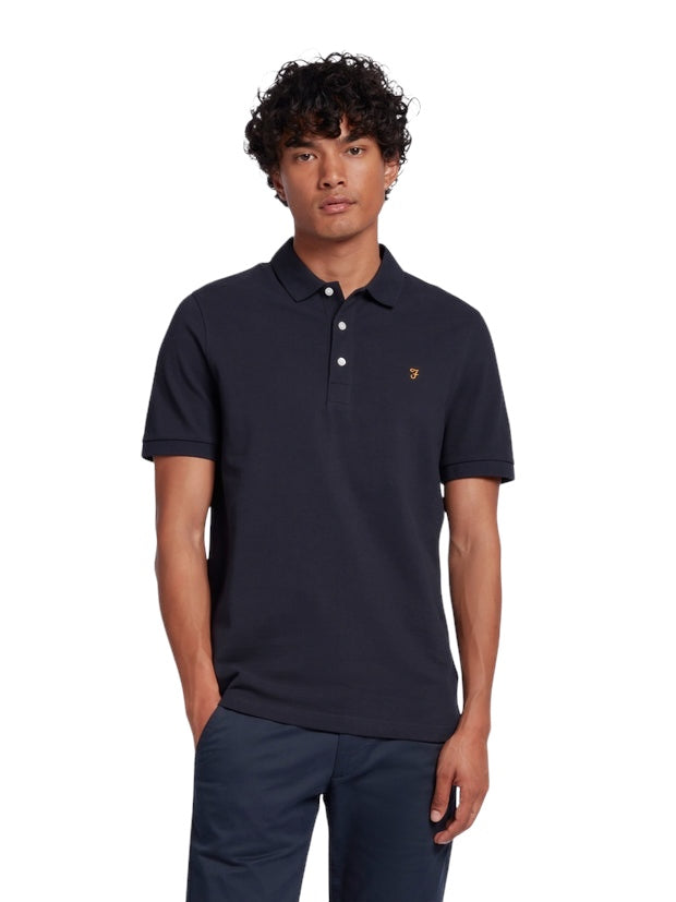 Image for FARAH BLANES SS NAVY  POLO | Farah | Morans Menswear