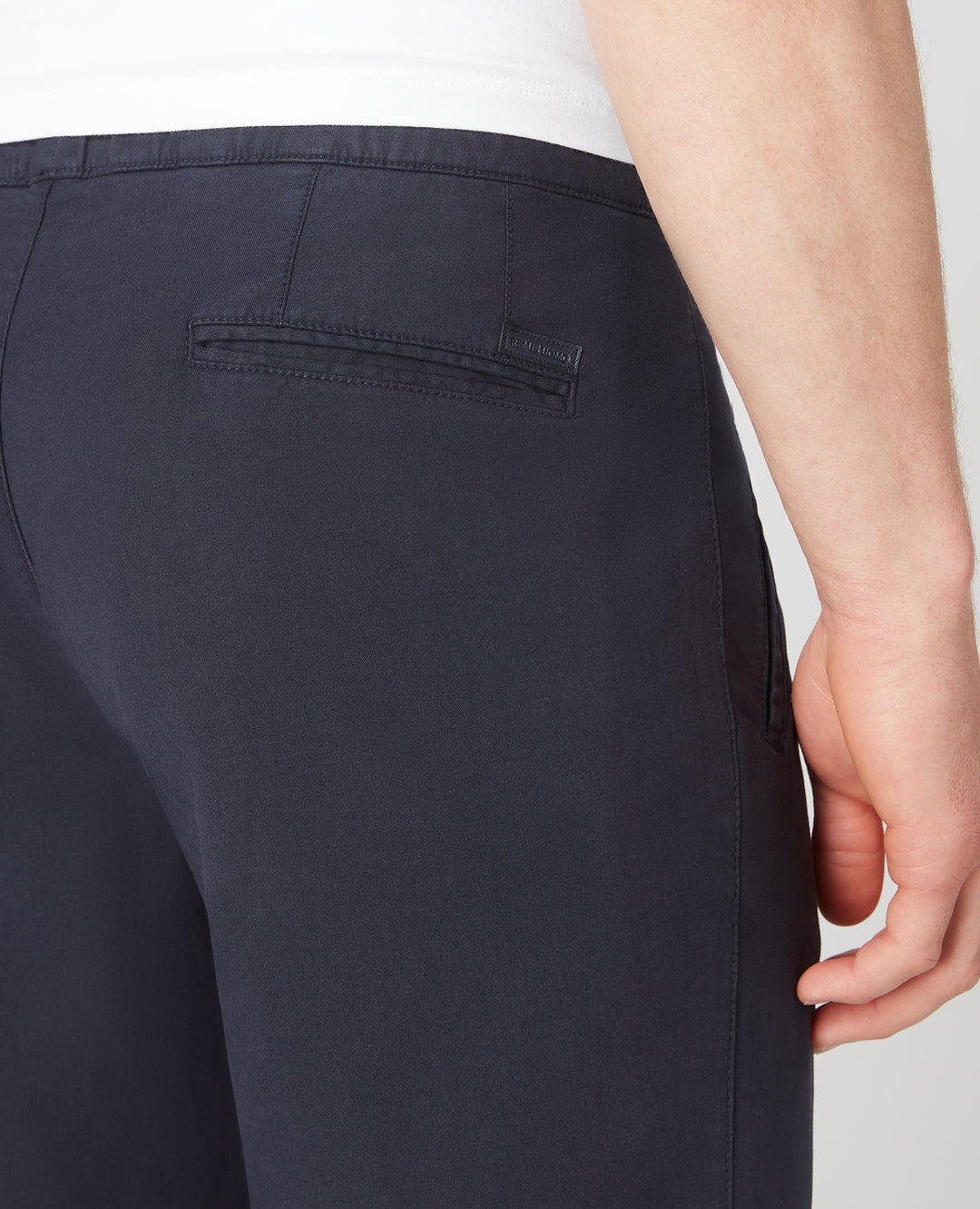 Image for REMUS ELLIS LINEN/COTTON DRAW STRING CHINOS | Remus Uomo | Morans Menswear