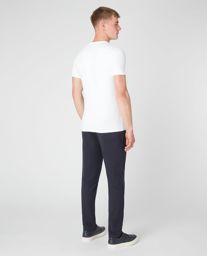 Image for REMUS ELLIS LINEN/COTTON DRAW STRING CHINOS | Remus Uomo | Morans Menswear