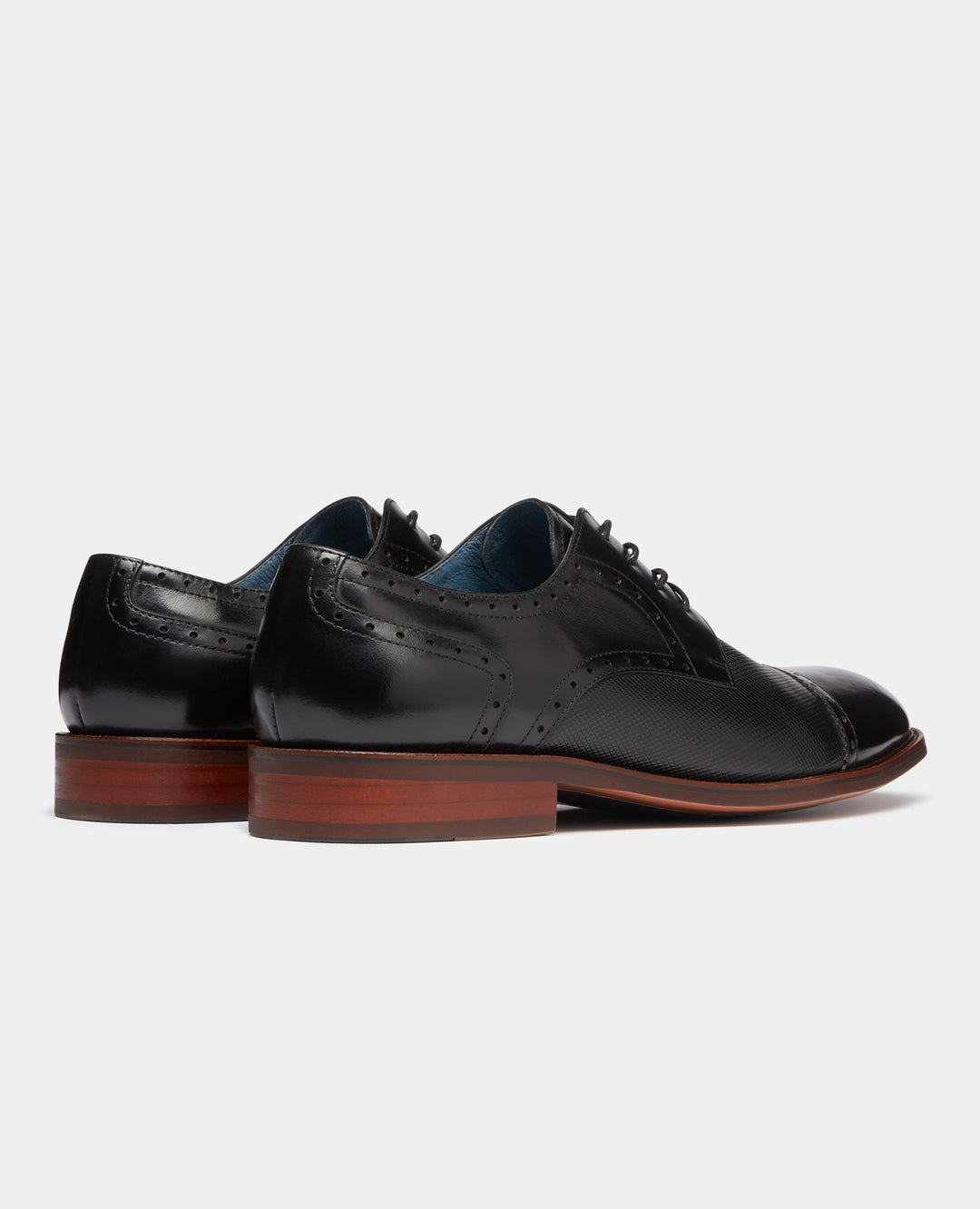 Image for REMUS MASSI BLACK LEATHER SHOE | Remus Uomo | Morans Menswear