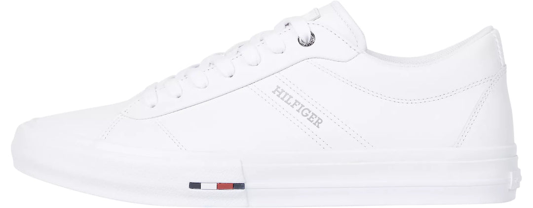 Image for TOMMY HILFIGER VULC STREET LOW  LEATHER TRAINER | Tommy Hilfiger FOOTWEAR | Morans Menswear