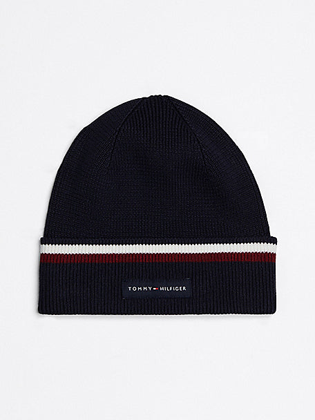 Image for TOMMY HILFIGER CORP STRIP BEANIE | Tommy Hilfiger Accessories | Morans Menswear
