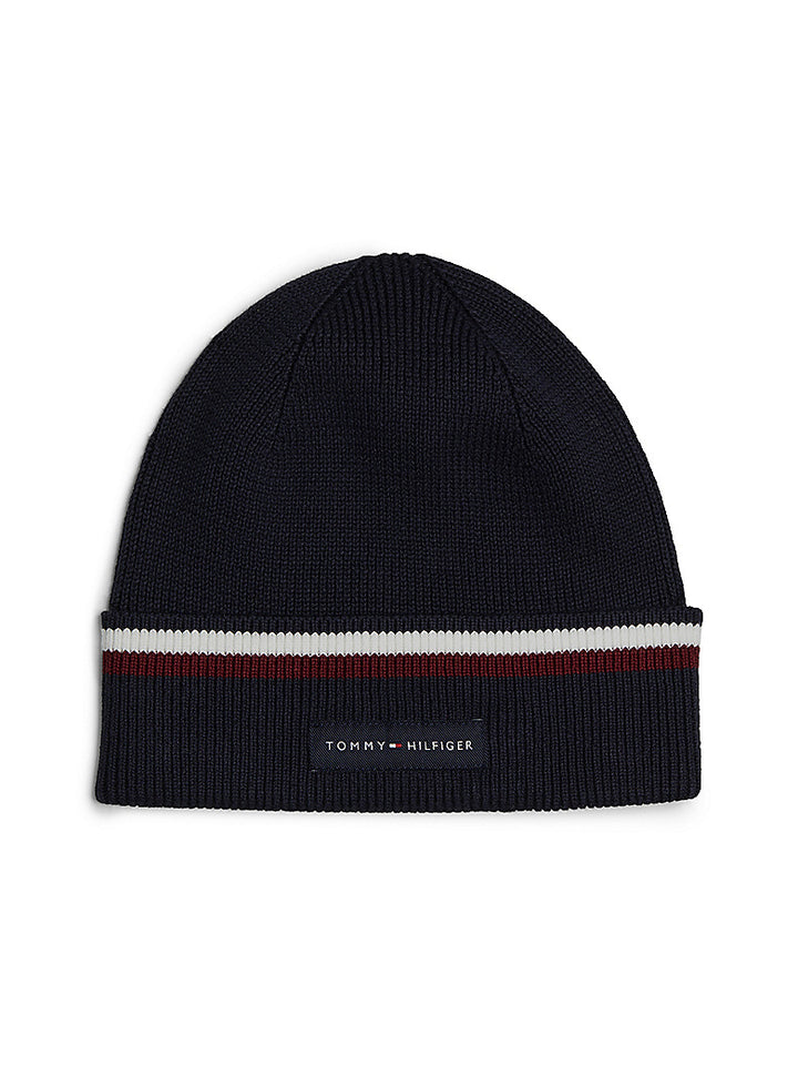 Image for TOMMY HILFIGER CORP STRIP BEANIE | Tommy Hilfiger Accessories | Morans Menswear