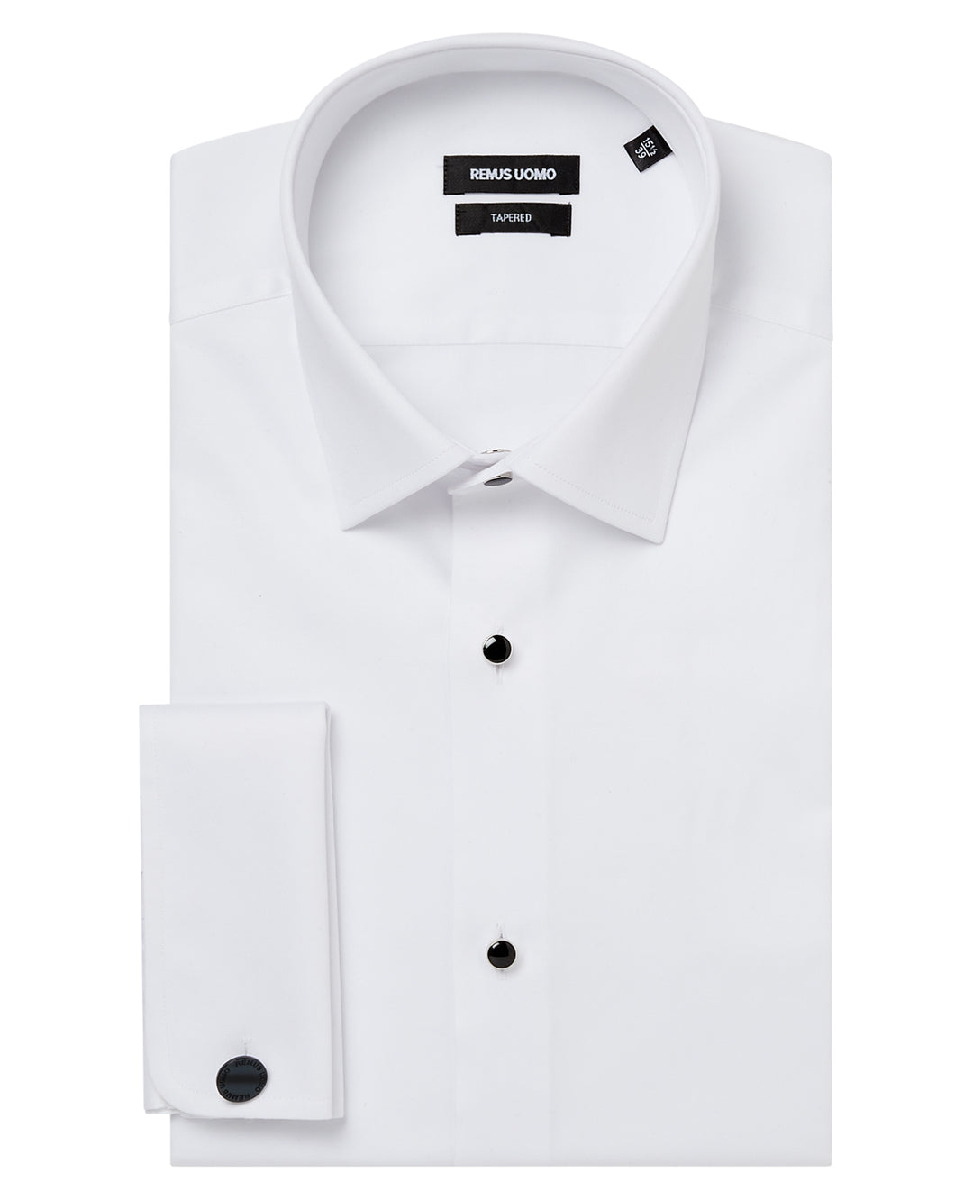 Image for REMUS WHITE DOUBLE CUFF SHIRT | Remus Uomo | Morans Menswear