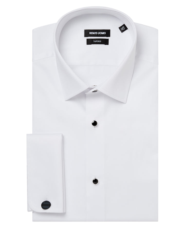 Image for REMUS WHITE DOUBLE CUFF SHIRT | Remus Uomo | Morans Menswear