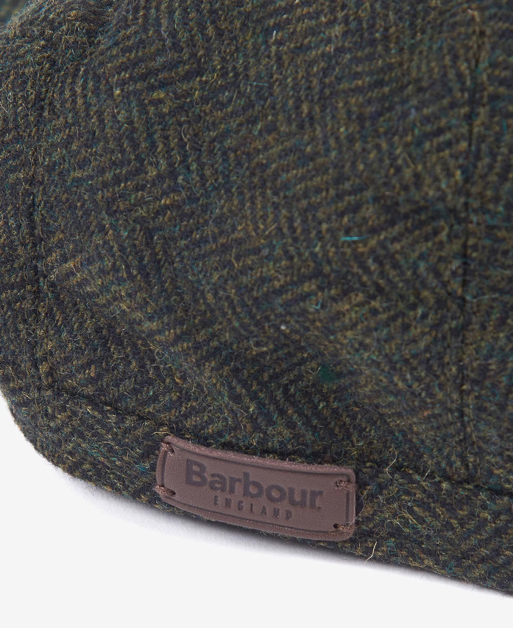 Image for BARBOUR BARLOW OLIVE FLAT CAP | Barbour | Morans Menswear