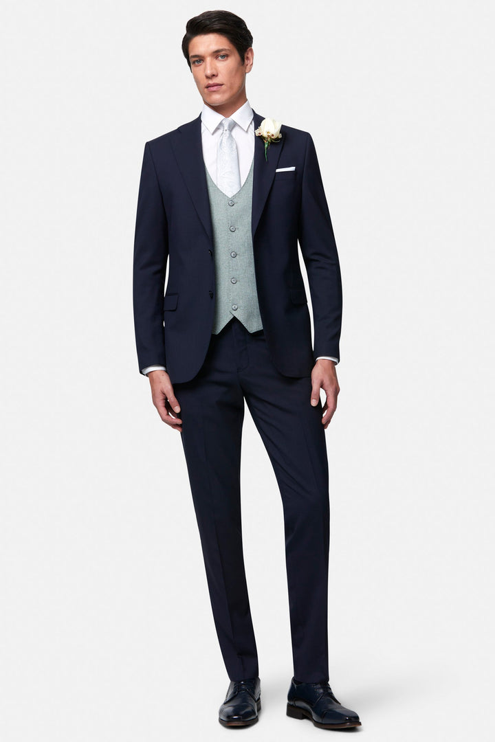 Image for BENETTI ALBERT SAGE WAISTCOAT | Benetti | Morans Menswear