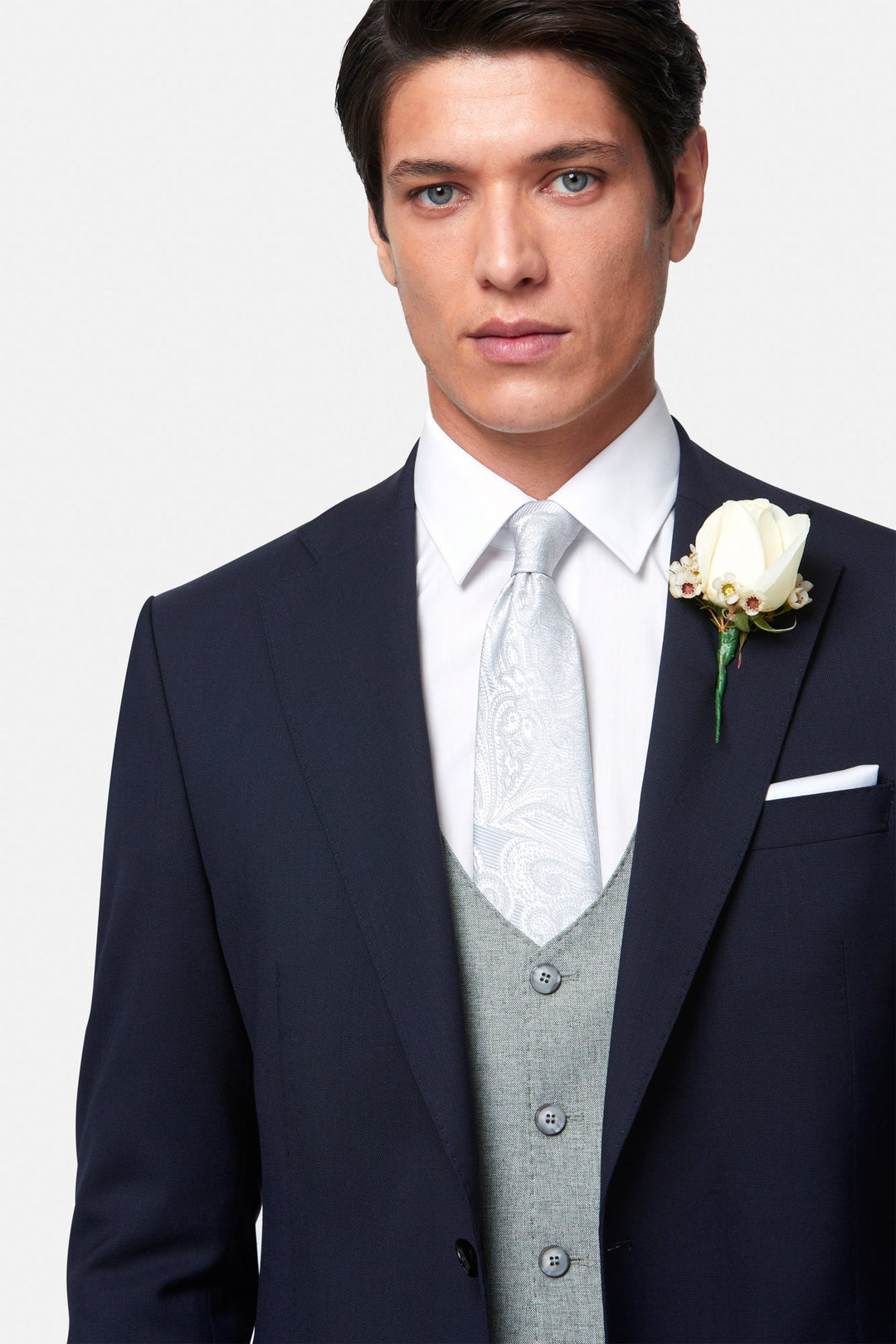 Image for BENETTI ALBERT SAGE WAISTCOAT | Benetti | Morans Menswear