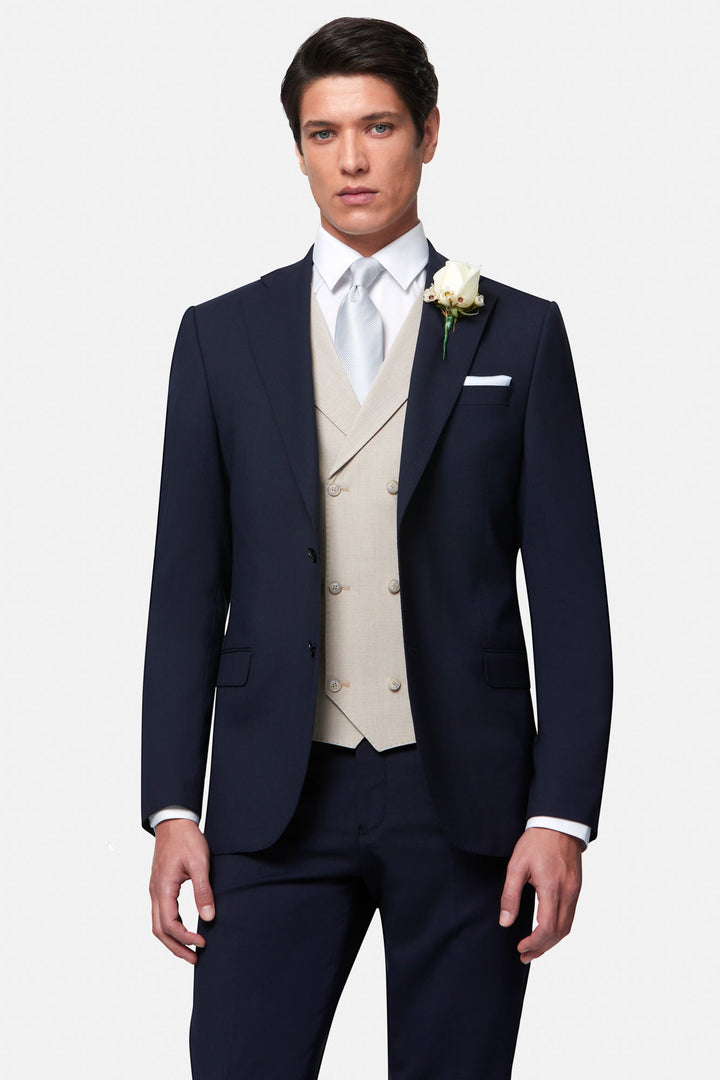 Image for BENETTI ALBERT STONE WAISTCOAT | Benetti | Morans Menswear