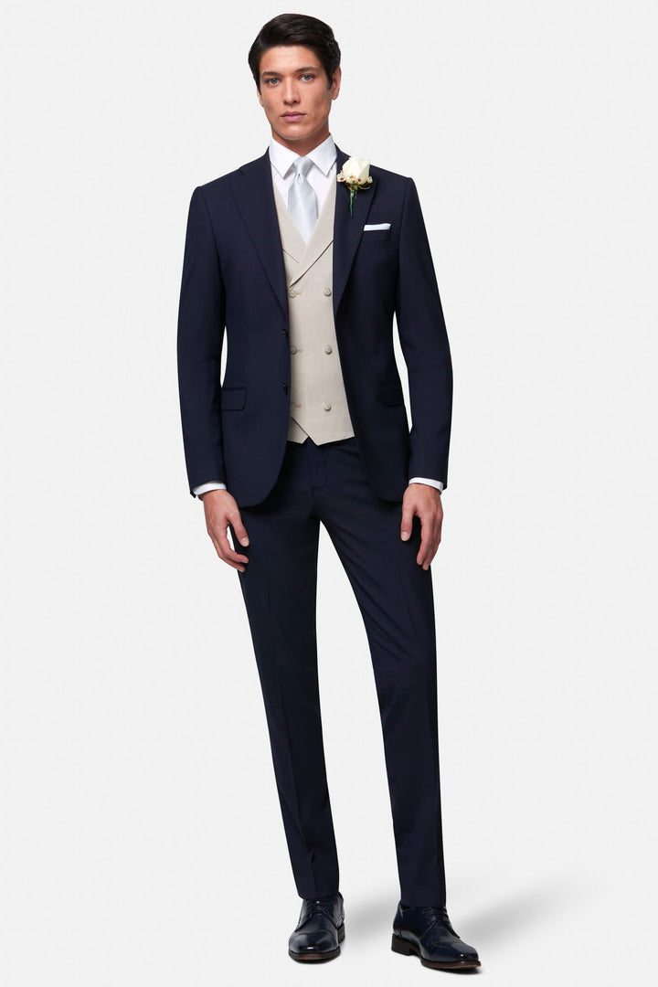 Image for BENETTI ALBERT STONE WAISTCOAT | Benetti | Morans Menswear
