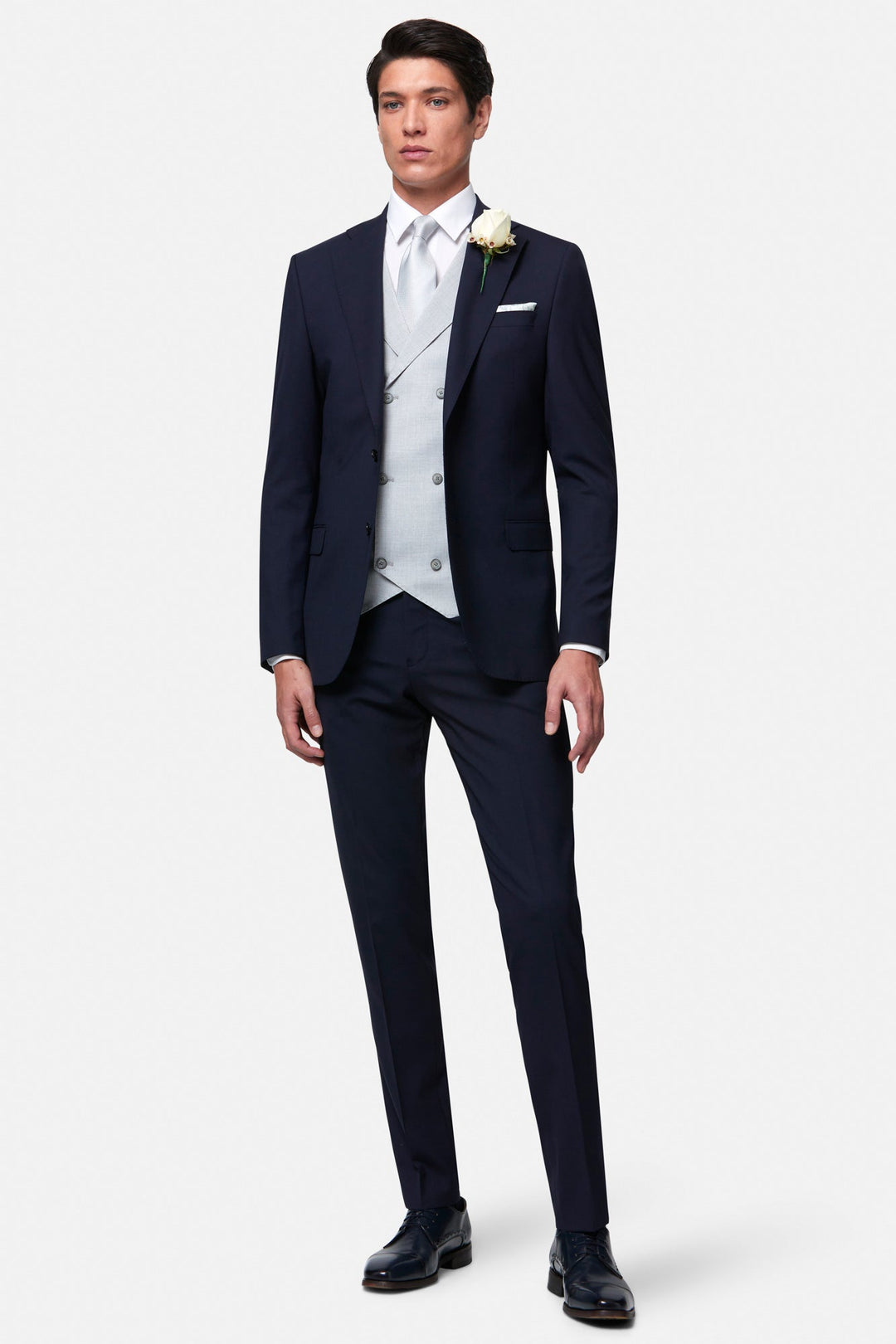 Image for BENETTI ALBERT SILVER WAISTCOAT | Benetti | Morans Menswear
