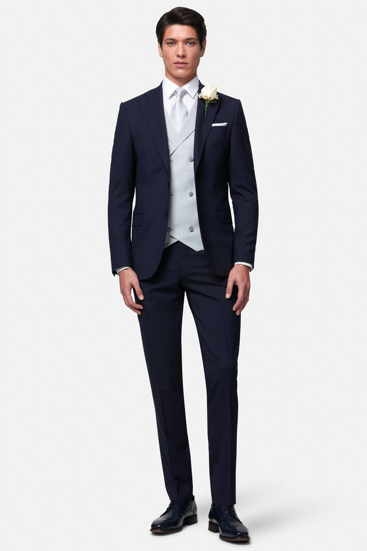 Image for BENETTI ALBERT SILVER WAISTCOAT | Benetti | Morans Menswear
