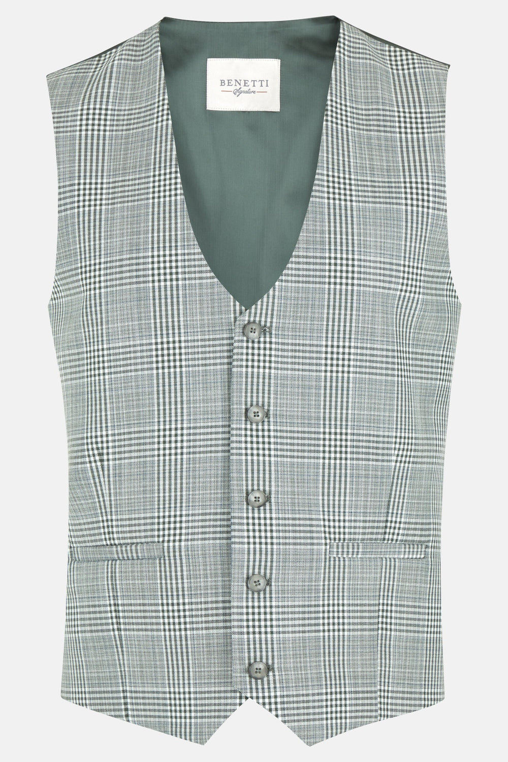 Image for BENETTI JEFF SAGE WAISTCOAT | Benetti | Morans Menswear
