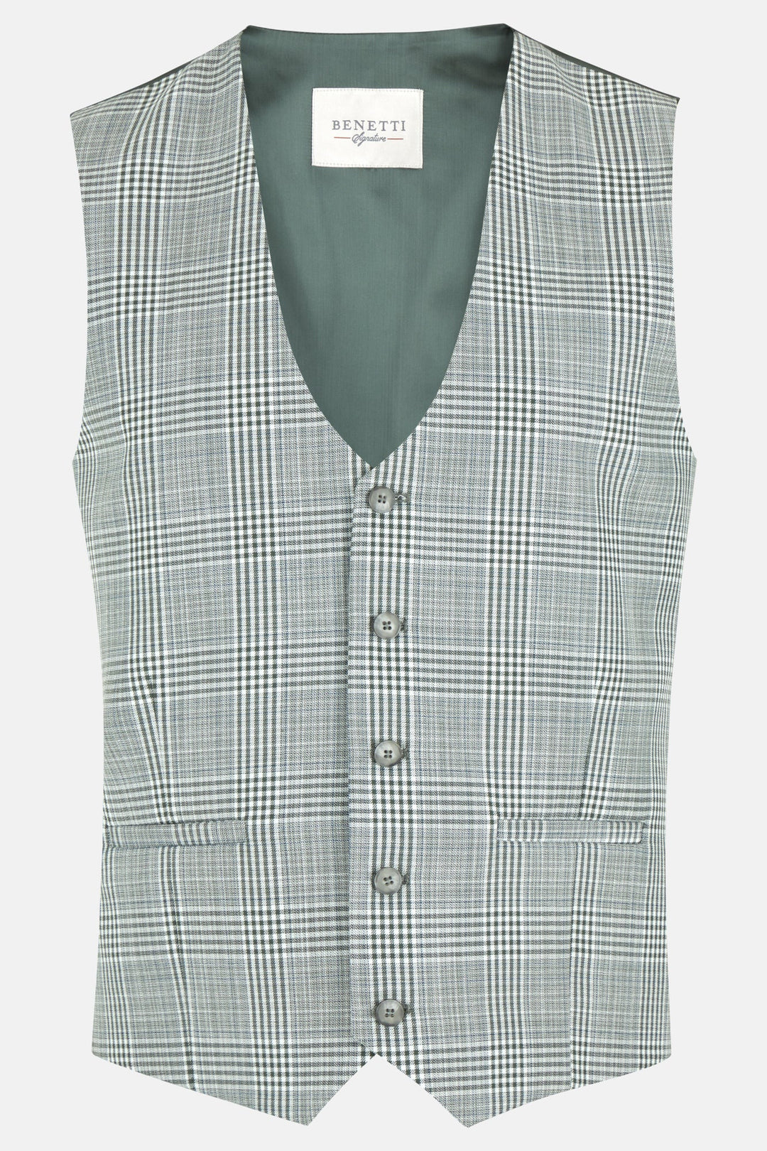 Image for BENETTI JEFF SAGE WAISTCOAT | Benetti | Morans Menswear