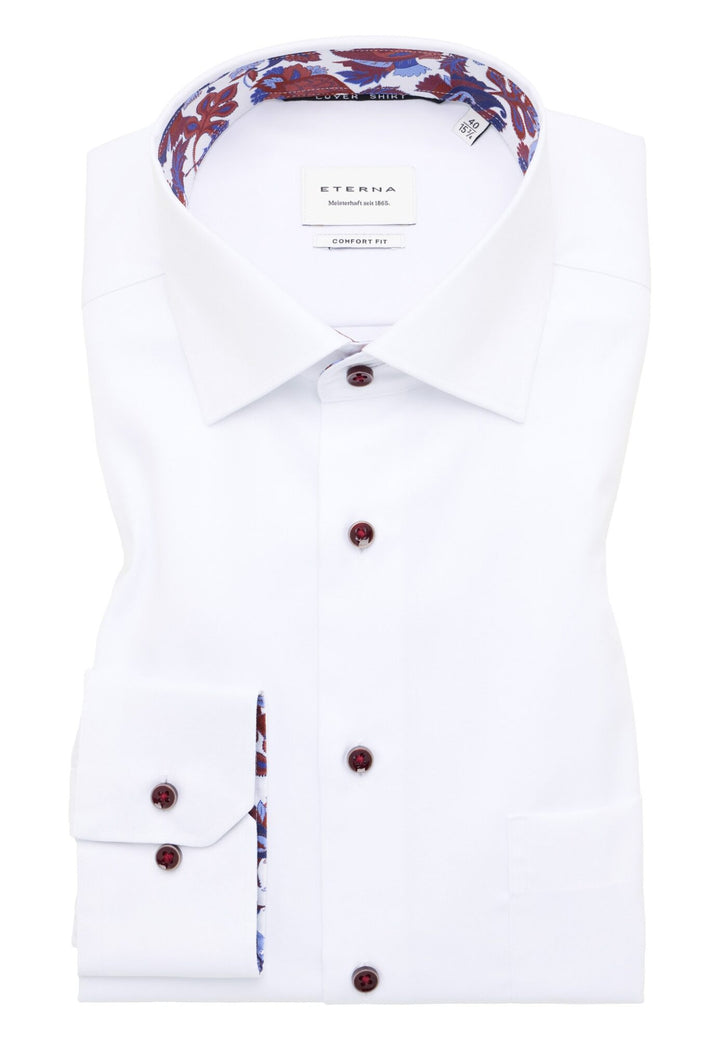 Image for ETERNA WHITE REGULAR FIT SHIRT | Eterna | Morans Menswear