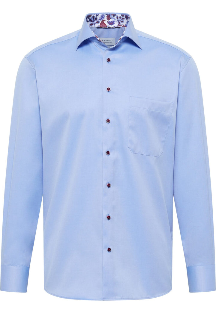 Image for ETERNA BLUE REGULAR FIT SHIRT | Eterna | Morans Menswear