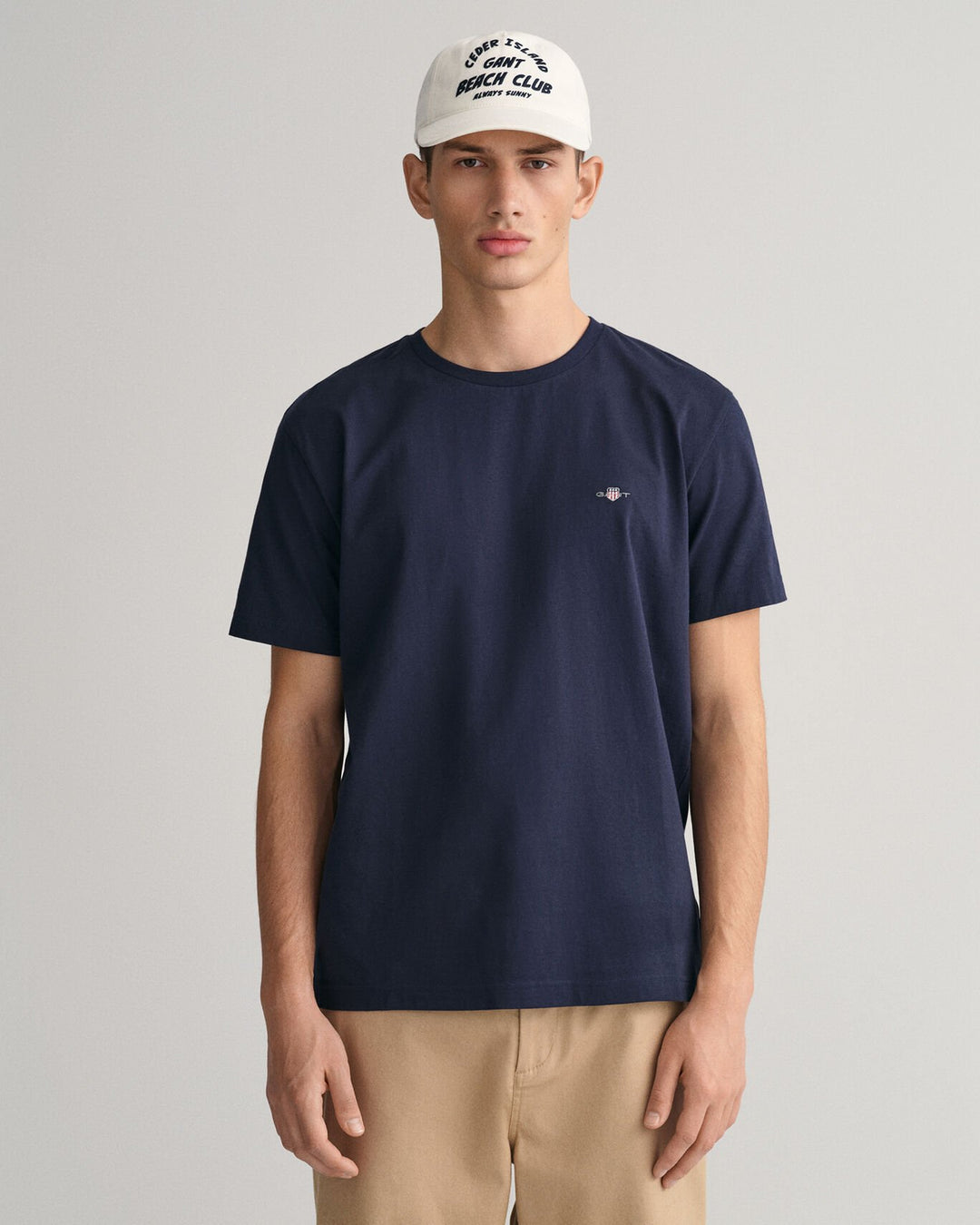 Image for GANT NAVY CREW TEE | GANT | Morans Menswear