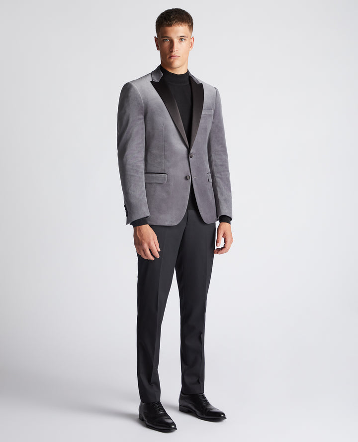 Image for REMUS GREY MONTI VELVET JACKET | Remus Uomo | Morans Menswear