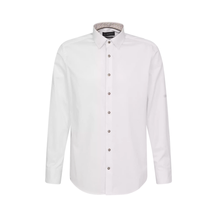 Image for BUGATTI WHITE OXFORD SHIRT | Bugatti | Morans Menswear