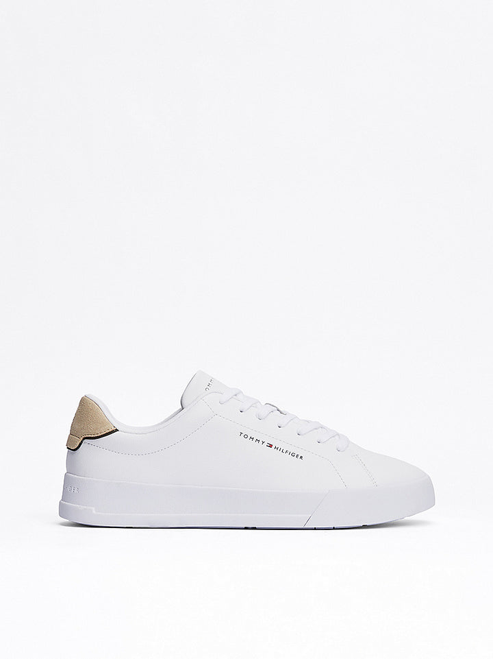 Image for TOMMY HILFIGER COURT DETAIL ES LEATHER TRAINERS | Tommy Hilfiger | Morans Menswear