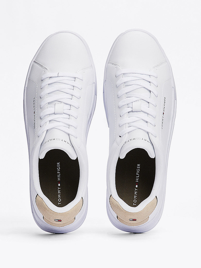 Image for TOMMY HILFIGER COURT DETAIL ES LEATHER TRAINERS | Tommy Hilfiger | Morans Menswear