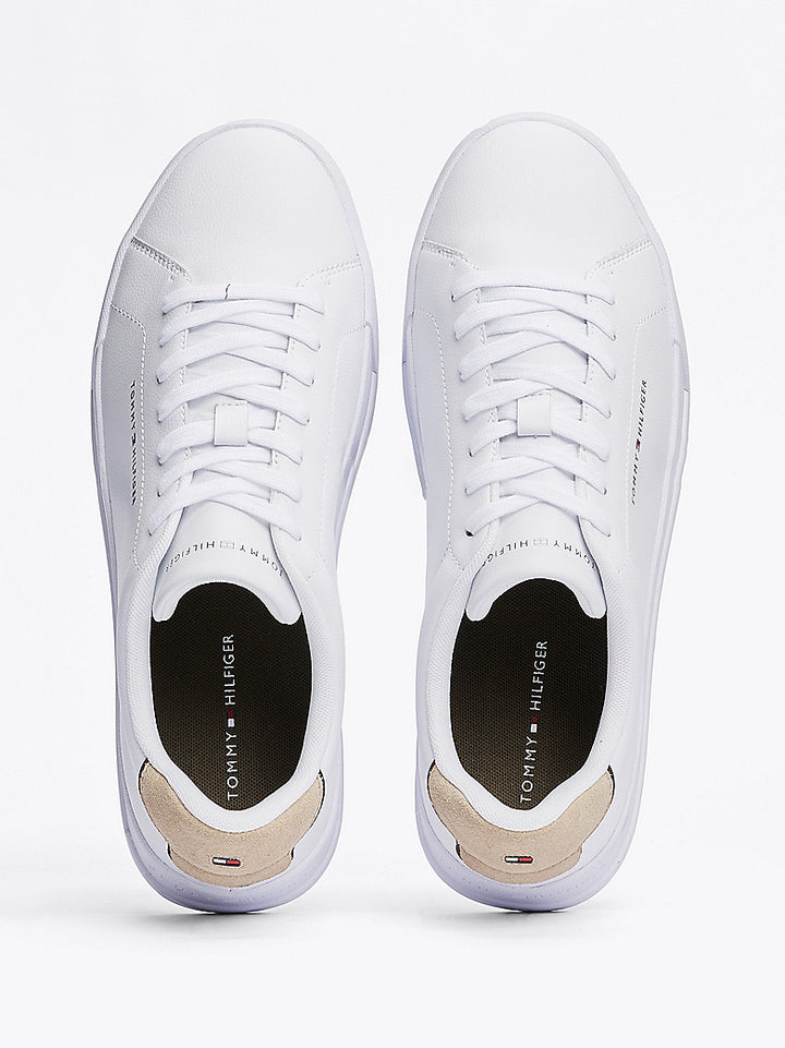 Image for TOMMY HILFIGER COURT DETAIL ES LEATHER TRAINERS | Tommy Hilfiger | Morans Menswear