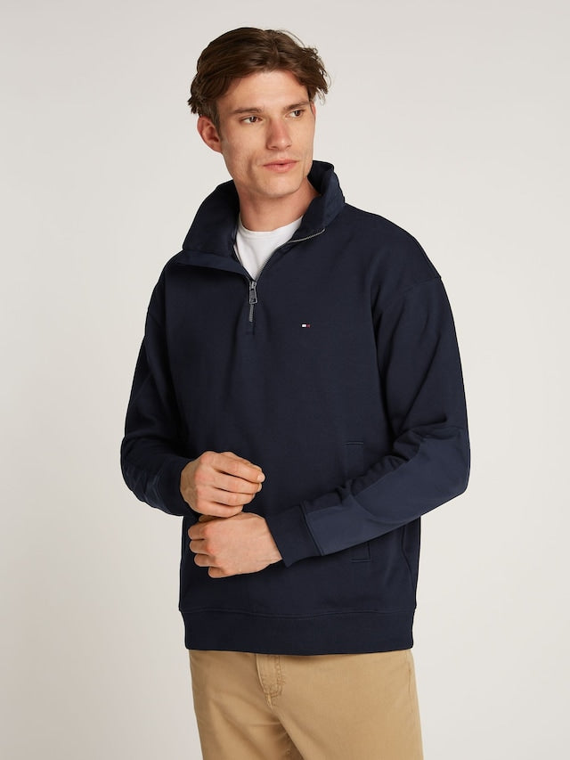 Image for TOMMY HILFIGER INTECHNO STAND SWEATSHIRT | Tommy Hilfiger | Morans Menswear