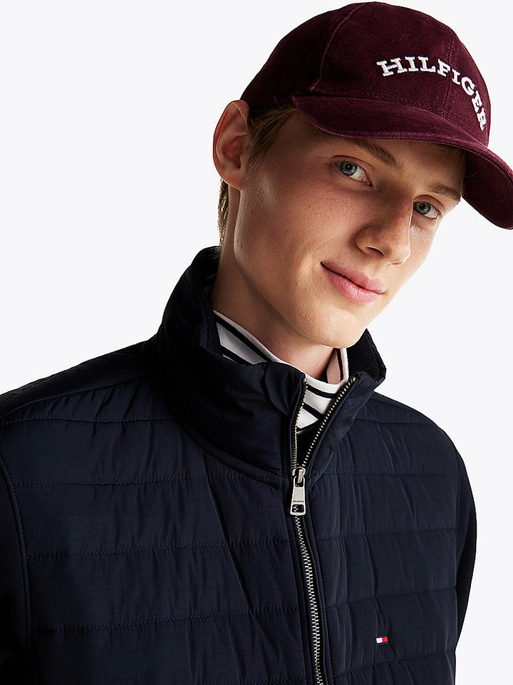 Image for TOMMY HILFIGER MIX MEDIA STAND JACKET | Tommy Hilfiger | Morans Menswear