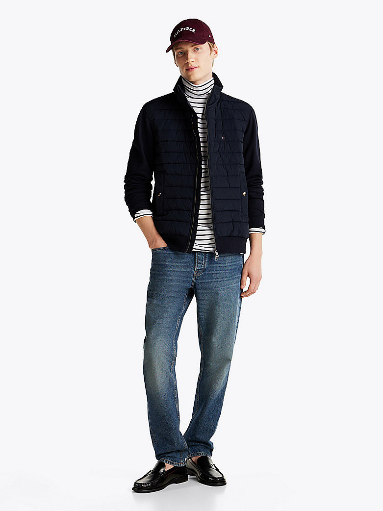 Image for TOMMY HILFIGER MIX MEDIA STAND JACKET | Tommy Hilfiger | Morans Menswear