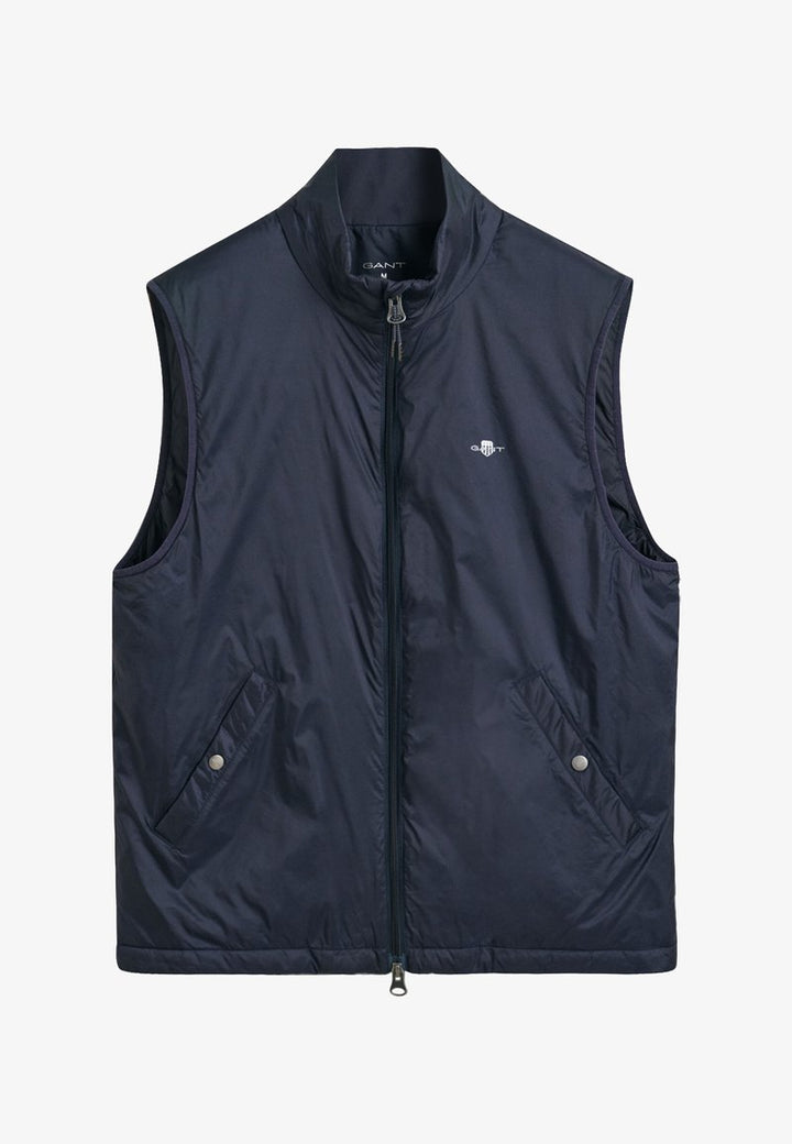Image for GANT LIGHT INSULATED NAVY VEST | GANT | Morans Menswear