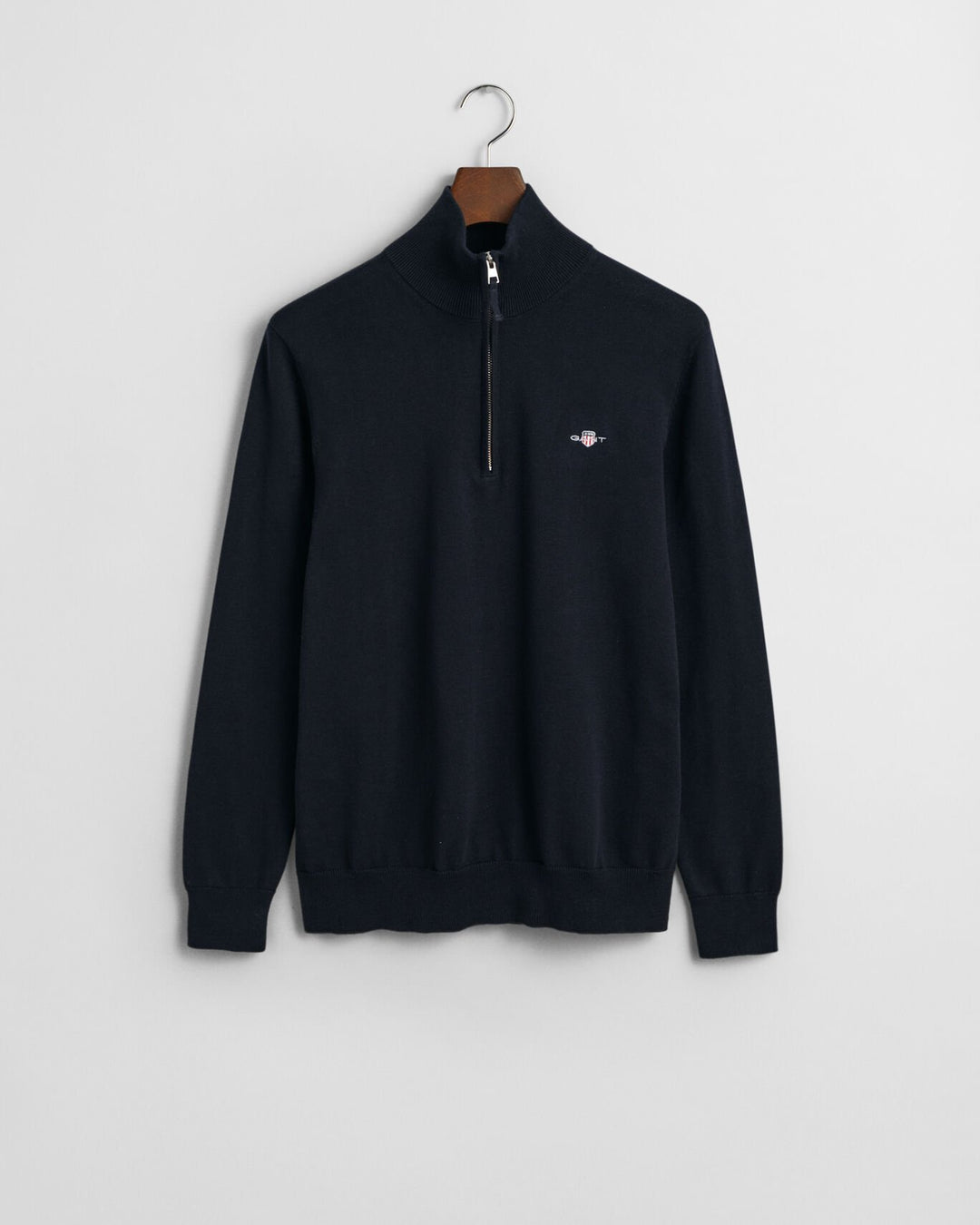 Image for GANT CLASSIC COTTON 1/2 ZIP SWEATER | GANT | Morans Menswear