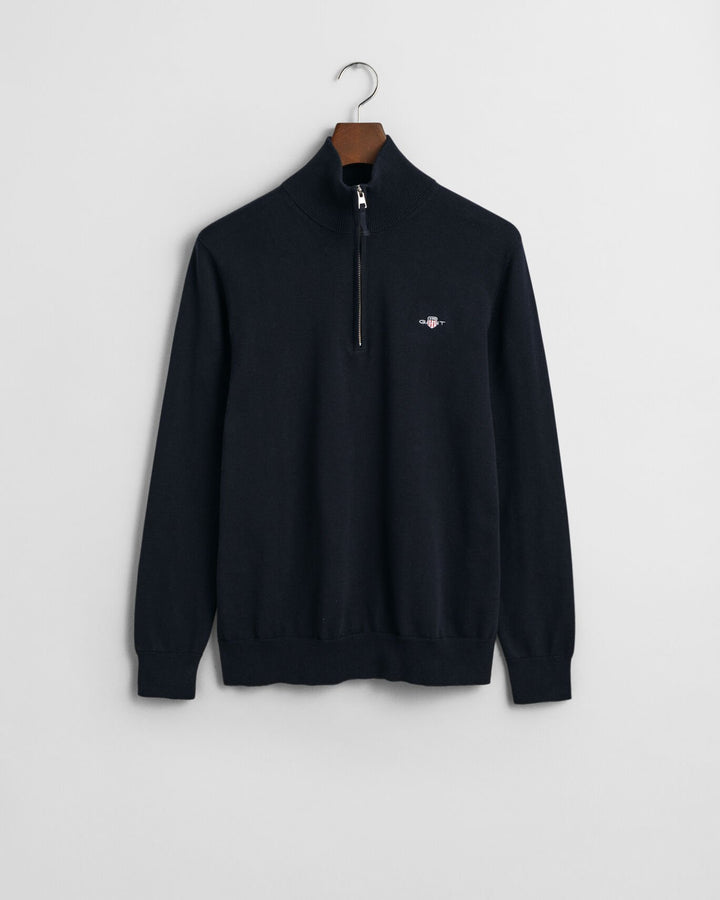 Image for GANT CLASSIC COTTON 1/2 ZIP SWEATER | GANT | Morans Menswear