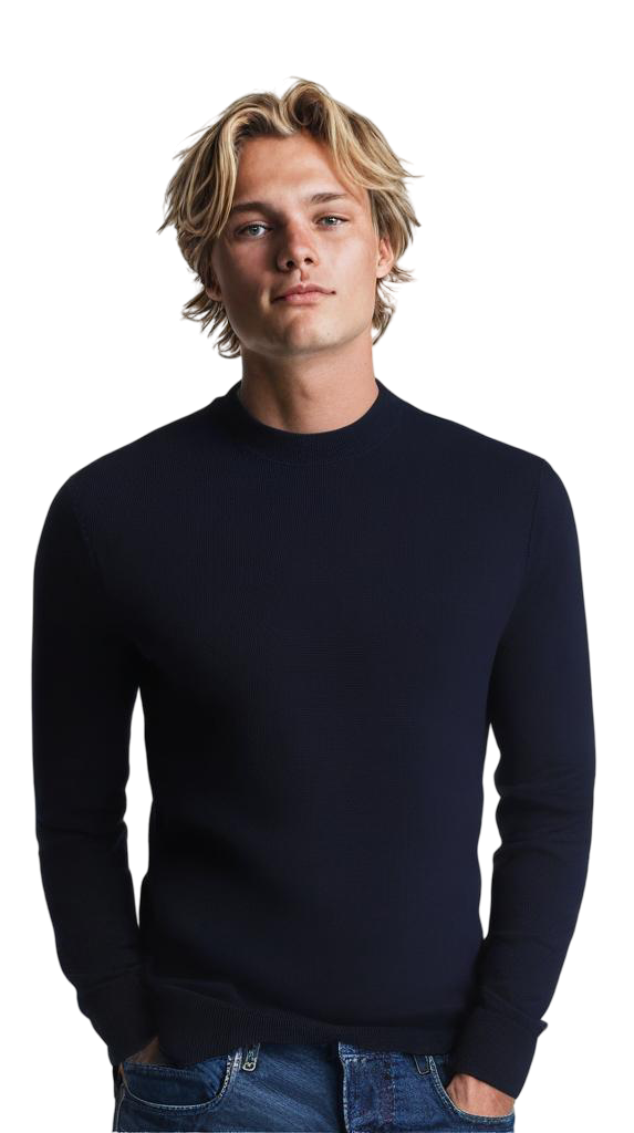 Image for REMUS CREW NAVY SWEATER | Remus Uomo | Morans Menswear
