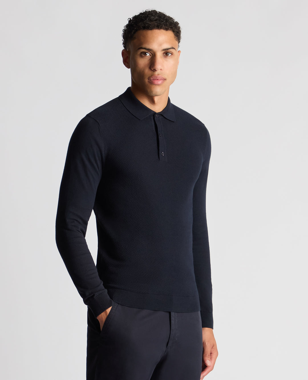 Image for REMUS COLLAT BOTTON SWEATER | Remus Uomo | Morans Menswear