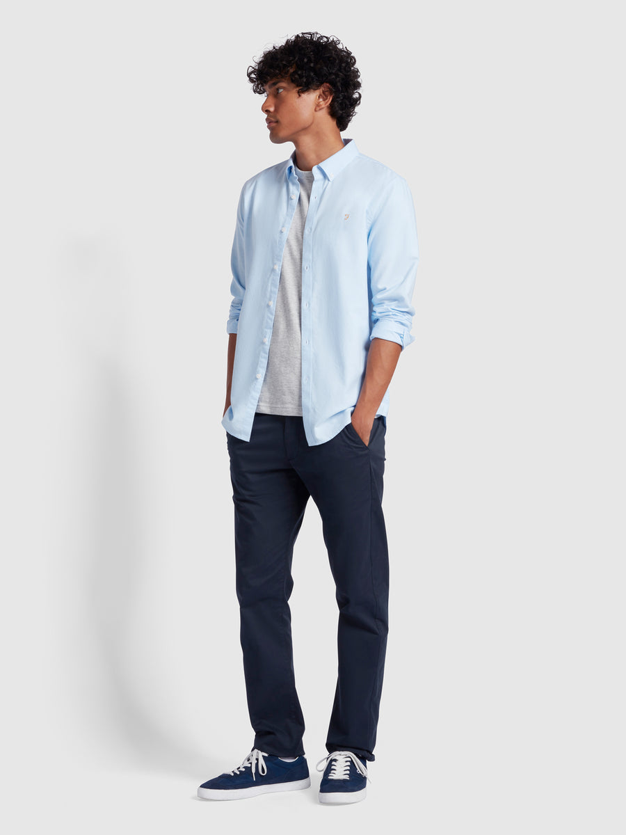 Image for FARAH BREWER BLUE SHIRT | Farah | Morans Menswear