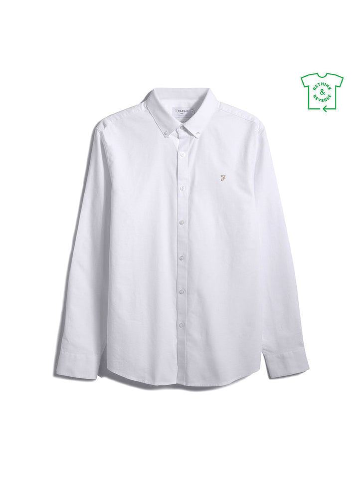 Image for FARAH BREWER WHITE SHIRT | Farah | Morans Menswear