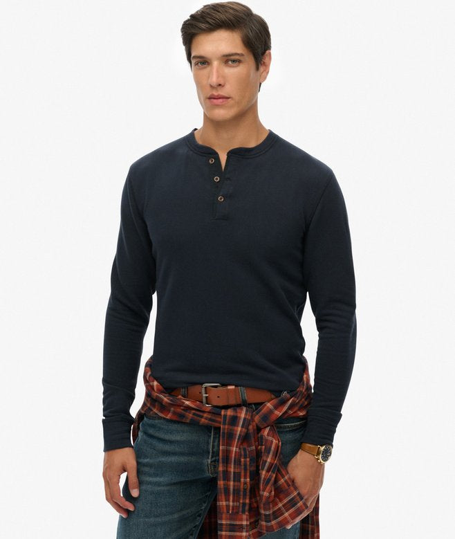 Image for SUPERDRY MERCHANT GRANDAD TOP | Superdry | Morans Menswear