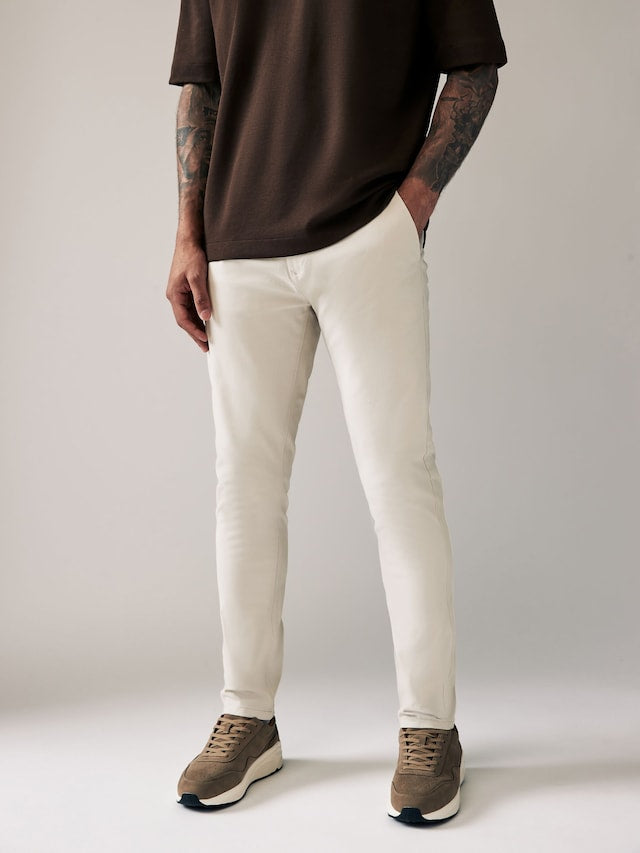 Image for NALA CREAM Y LYON SLIM STRETCH CHINOS | Nala | Morans Menswear