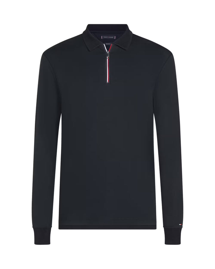 Image for TOMMY HILFIGER LS ZIP INTERLOCK SWEAT | Tommy Hilfiger | Morans Menswear
