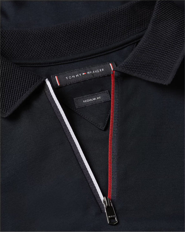 Image for TOMMY HILFIGER LS ZIP INTERLOCK SWEAT | Tommy Hilfiger | Morans Menswear