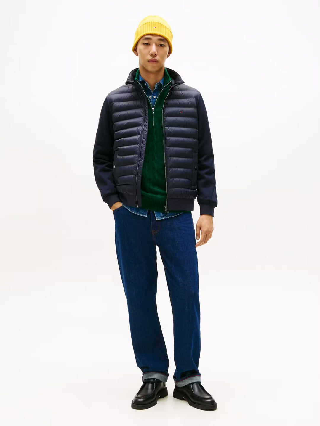 Image for TOMMY HILFIGER MIX MEDIA ESS R HYBRID JACKET | Tommy Hilfiger | Morans Menswear