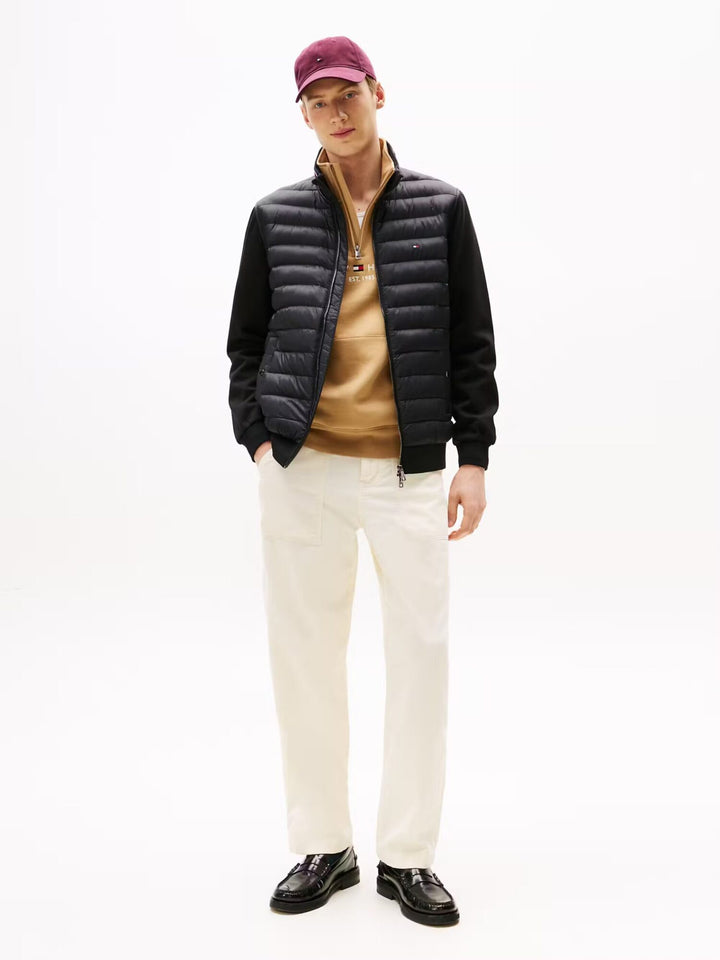 Image for TOMMY HILFIGER MIX MEDIA ESS HYBRID JACKET |  | Morans Menswear