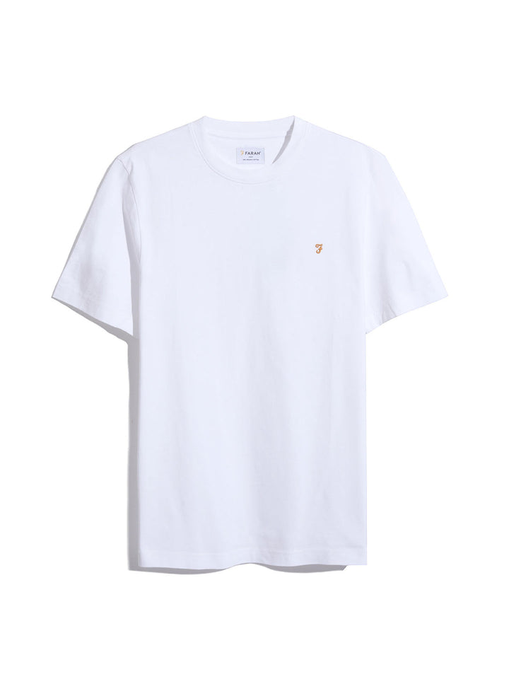 Image for FARAH DANNY REG SS WHITE TEE | Farah | Morans Menswear