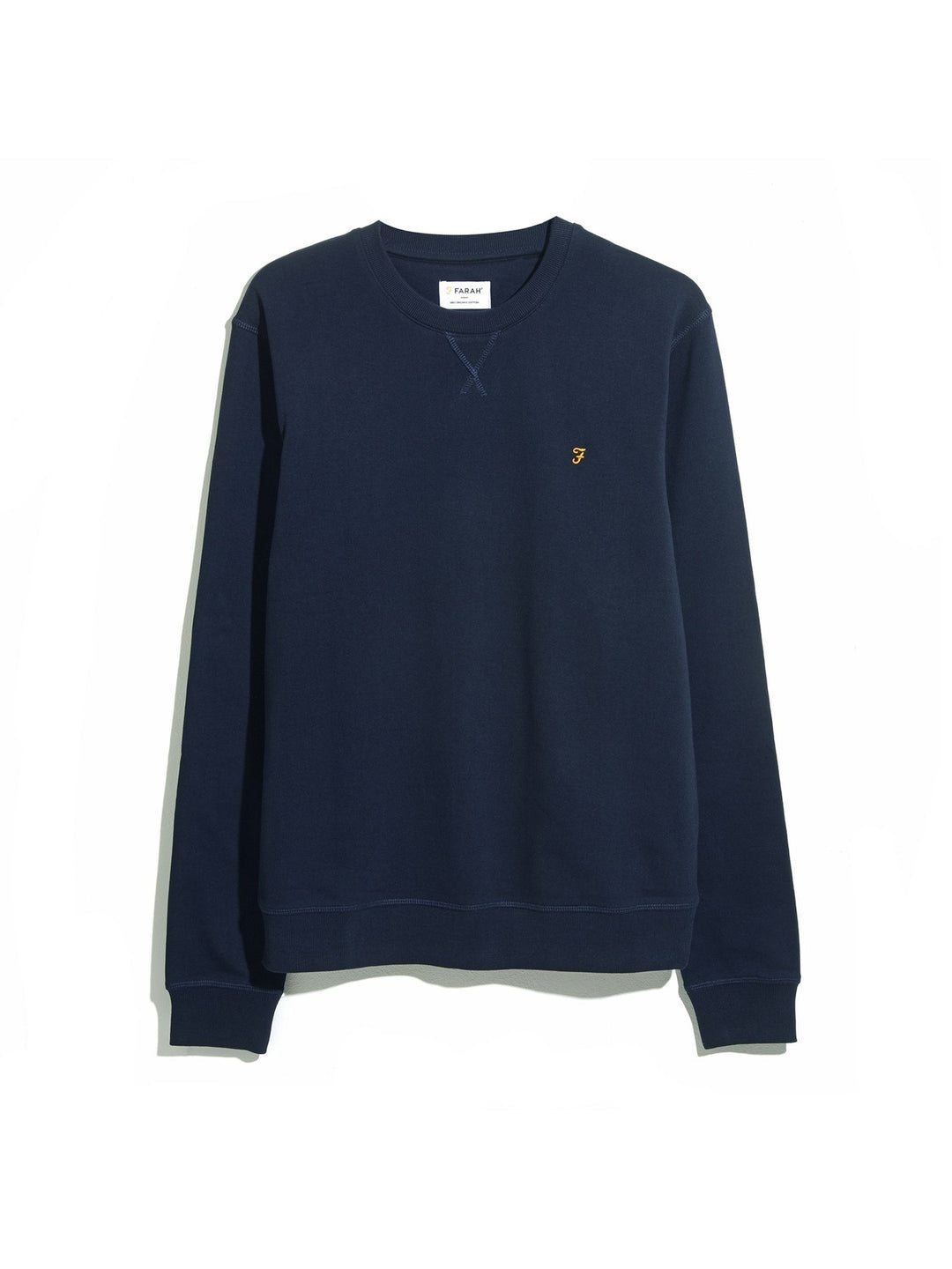 Image for FARAH TIM NEW CREW NAVY SWEAT | Farah | Morans Menswear