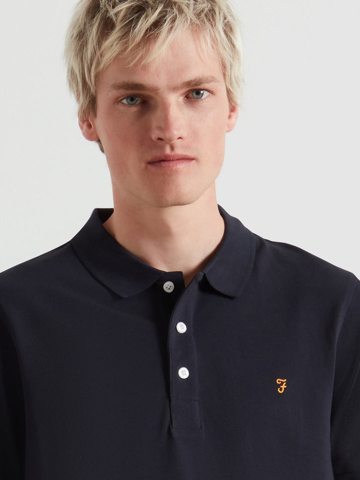 Image for FARAH BLANES SS NAVY POLO | Farah | Morans Menswear