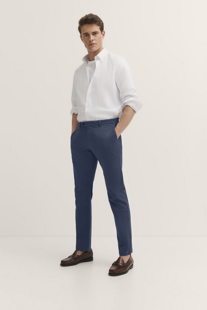 Image for BUGATTI STEEL BLUE CHINO | Bugatti | Morans Menswear