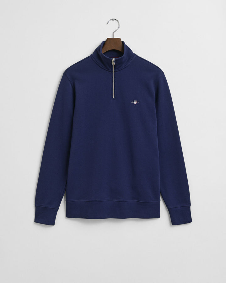 Image for GANT REG SHIELD 1/2 ZIP SWEAT | GANT | Morans Menswear