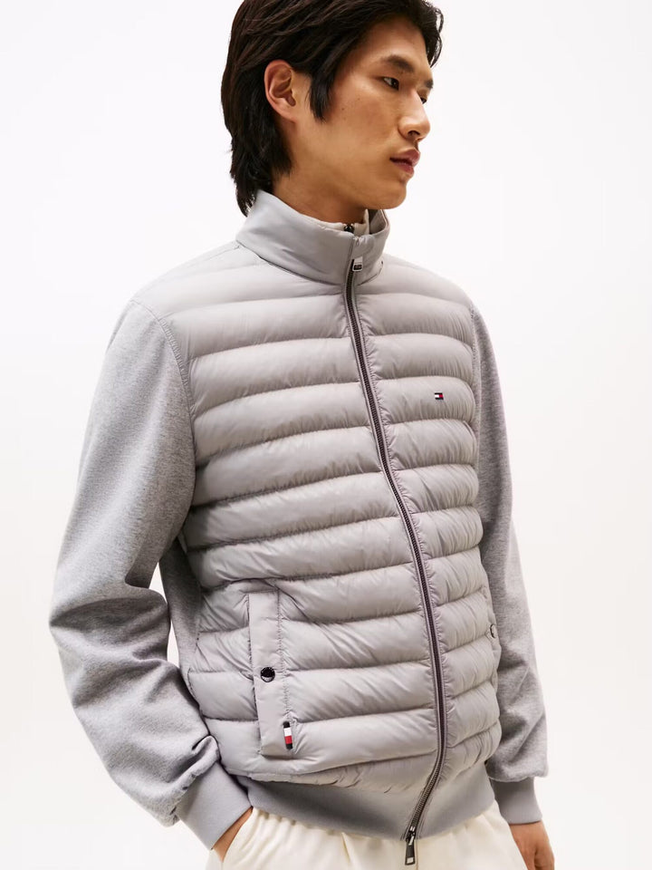 Image for TOMMY HILFIGER MIX MEDIA STAND HYBRID JACKET | Tommy Hilfiger | Morans Menswear