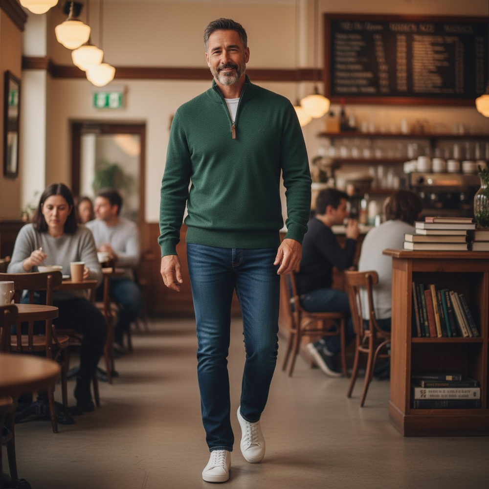 Image for GANT SACKER RIB 1/2 ZIP SWEATSHIRT | GANT | Morans Menswear
