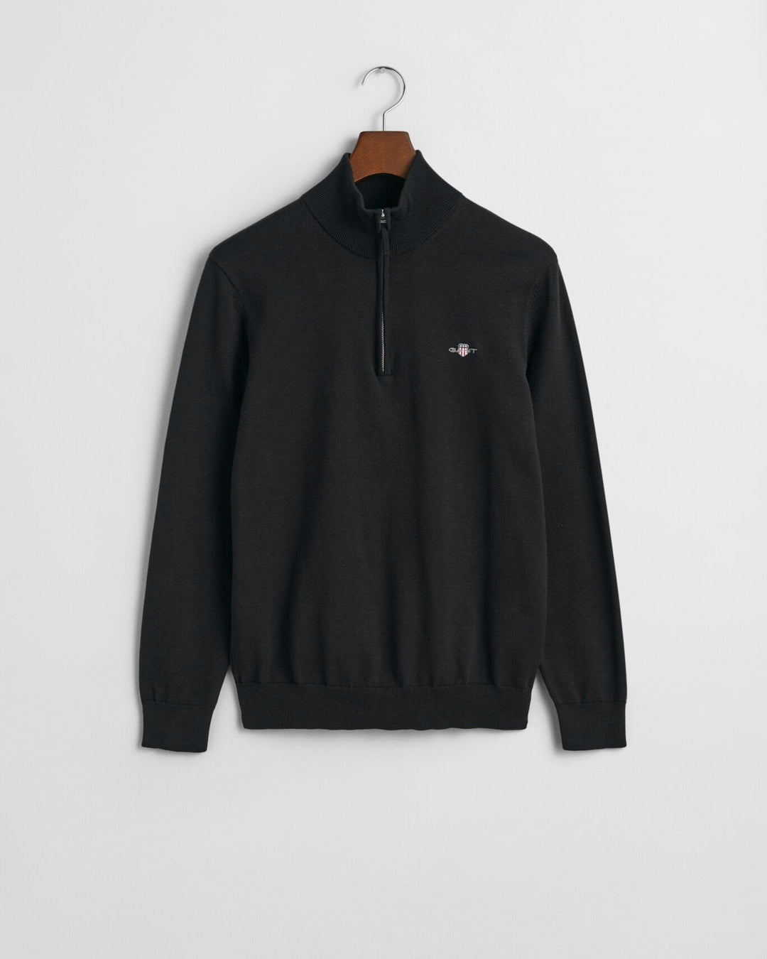 Image for GANT CLASSIC COTTON 1/2 ZIP SWEATER | GANT | Morans Menswear